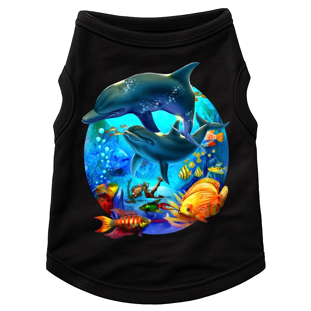 Dolphin Sea Life Save The Ocean Marine Biology Aquarium Gift Doggie Tank