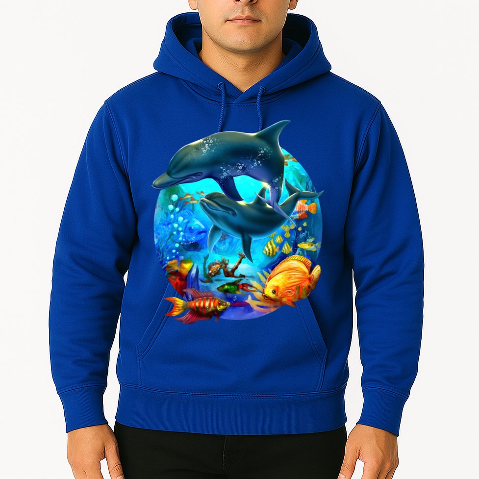 Dolphin Sea Life Save The Ocean Marine Biology Aquarium Gift Hoodie