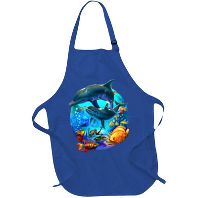 Dolphin Sea Life Save The Ocean Marine Biology Aquarium Gift Apron