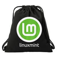 (Double Sided) Linux Mint Comfortable Familiar Computing Drawstring Bag
