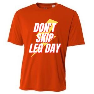 Don't Skip Leg Day Retro Workout Gym Fitness Squats Gift Cooling Performance Crew T-Shirt