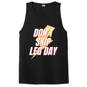 Don't Skip Leg Day Retro Workout Gym Fitness Squats Gift PosiCharge Competitor Tank