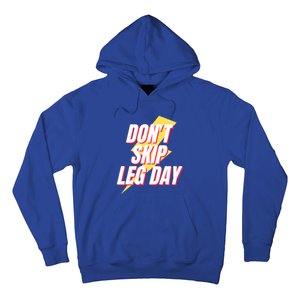 Don't Skip Leg Day Retro Workout Gym Fitness Squats Gift Hoodie