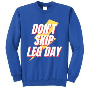 Don't Skip Leg Day Retro Workout Gym Fitness Squats Gift Sweatshirt