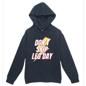 Don't Skip Leg Day Retro Workout Gym Fitness Squats Gift Urban Pullover Hoodie