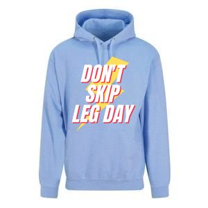 Don't Skip Leg Day Retro Workout Gym Fitness Squats Gift Unisex Surf Hoodie