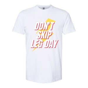 Don't Skip Leg Day Retro Workout Gym Fitness Squats Gift Softstyle CVC T-Shirt