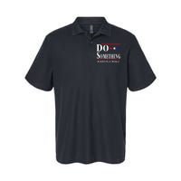 Do Something Michelle Obama Kamala Harris Tim Walz 2024 Softstyle Adult Sport Polo