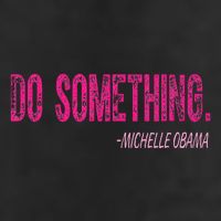 Do Something Michelle Obama Adult Drive Performance Visor