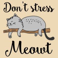 Don't Stress Meowt Funny Saying For Cat Lovers Cool Gift Bag