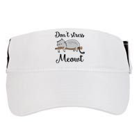 Don't Stress Meowt Funny Saying For Cat Lovers Cool Gift Adult Drive Performance Visor