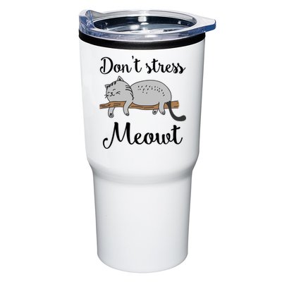 Don't Stress Meowt Funny Saying For Cat Lovers Cool Gift Tumbler