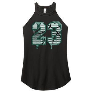 Dripping Sauce Matching Oxidized Green 4s Women's Perfect Tri Rocker Tank