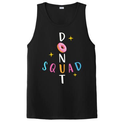 Donut Squad Matching Donut Party Pink Doughnut Sprinkles Great Gift PosiCharge Competitor Tank