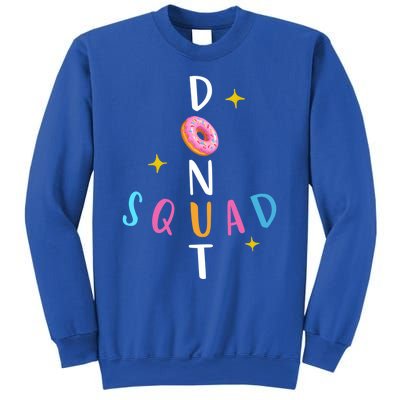 Donut Squad Matching Donut Party Pink Doughnut Sprinkles Great Gift Sweatshirt