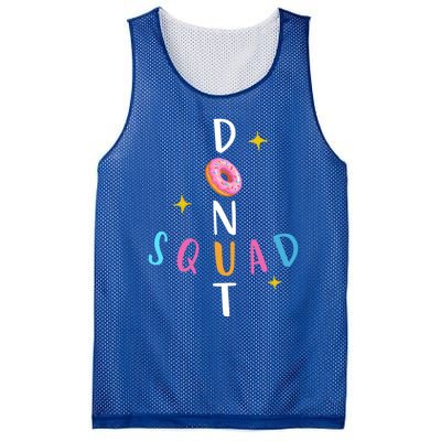 Donut Squad Matching Donut Party Pink Doughnut Sprinkles Great Gift Mesh Reversible Basketball Jersey Tank