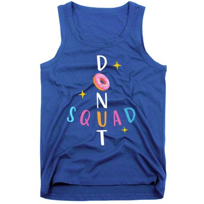 Donut Squad Matching Donut Party Pink Doughnut Sprinkles Great Gift Tank Top