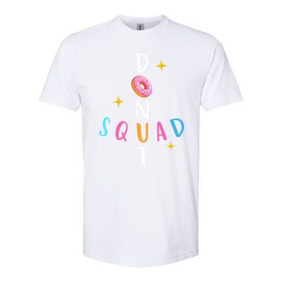 Donut Squad Matching Donut Party Pink Doughnut Sprinkles Great Gift Softstyle CVC T-Shirt