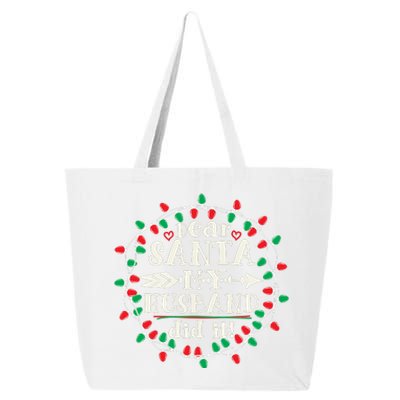 Dear Santa My Husband Did It Funny Christmas Pajama 25L Jumbo Tote