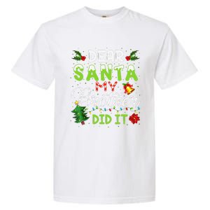 Dear Santa My Brother Did It Christmas Matching Family Garment-Dyed Heavyweight T-Shirt