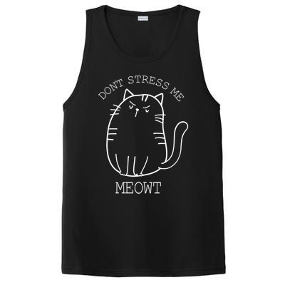 Don't Stress Meowt Sarcastic Funny Cat Funny Gift PosiCharge Competitor Tank