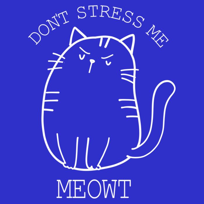 Don't Stress Meowt Sarcastic Funny Cat Funny Gift 16 in Basic Backpack