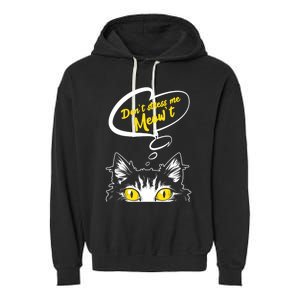 Dont Stress Meowt Funny Crazy Cat Cute Gift Garment-Dyed Fleece Hoodie