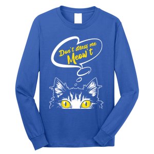 Dont Stress Meowt Funny Crazy Cat Cute Gift Long Sleeve Shirt