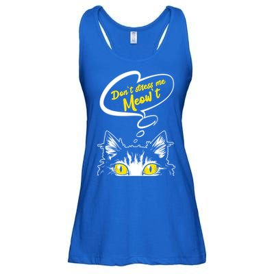 Dont Stress Meowt Funny Crazy Cat Cute Gift Ladies Essential Flowy Tank