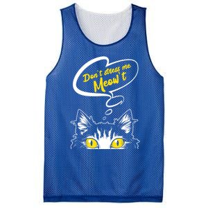 Dont Stress Meowt Funny Crazy Cat Cute Gift Mesh Reversible Basketball Jersey Tank