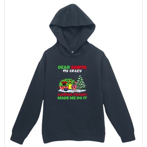 Dear Santa My Camping Friends Made Me Do It Christmas Pajama Urban Pullover Hoodie