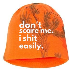 DonT Scare Me I Shit Easily Gift Kati - Camo Knit Beanie