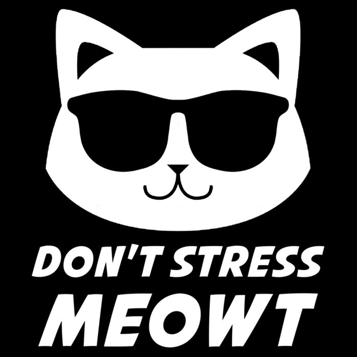 Dont Stress Meowt Funny Sarcastic Cat Animal Lover Meaningful Gift 7-Panel Snapback Hat