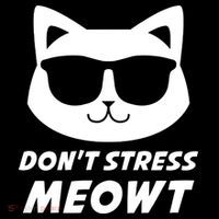 Dont Stress Meowt Funny Sarcastic Cat Animal Lover Meaningful Gift Flatbill Hat