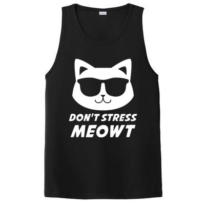 Dont Stress Meowt Funny Sarcastic Cat Animal Lover Meaningful Gift PosiCharge Competitor Tank