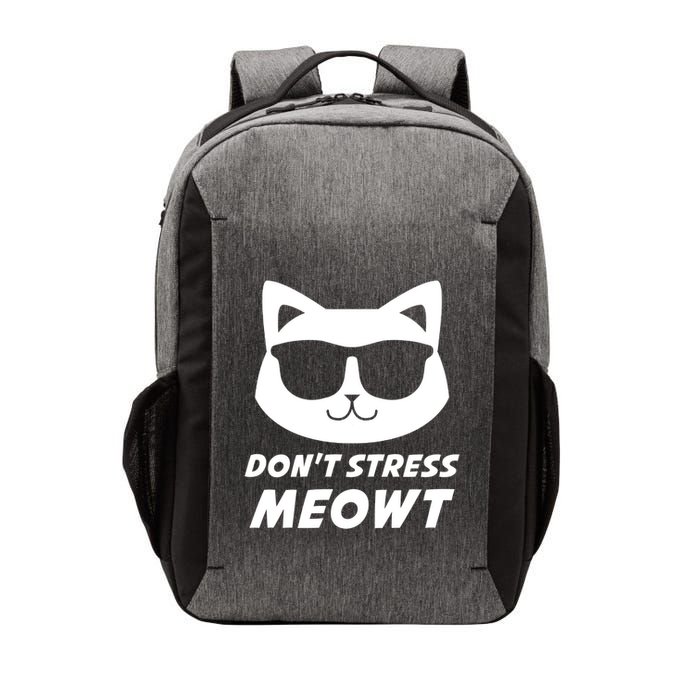 Dont Stress Meowt Funny Sarcastic Cat Animal Lover Meaningful Gift Vector Backpack