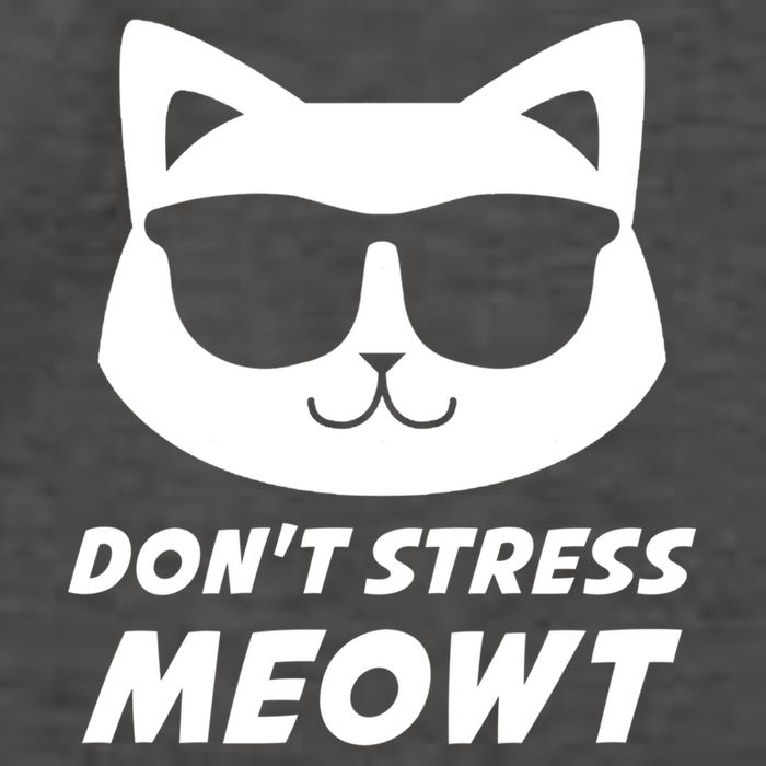 Dont Stress Meowt Funny Sarcastic Cat Animal Lover Meaningful Gift Vector Backpack