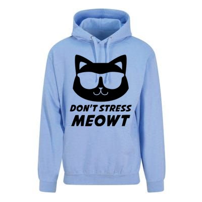 Dont Stress Meowt Funny Sarcastic Cat Animal Lover Meaningful Gift Unisex Surf Hoodie