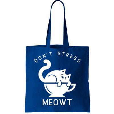 Don’t Stress Meowt Cat Cute Gift Tote Bag