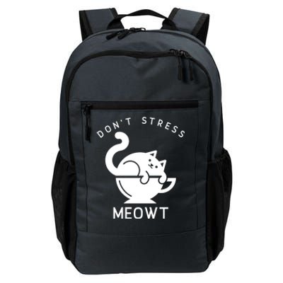 Don’t Stress Meowt Cat Cute Gift Daily Commute Backpack