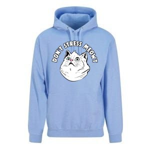 Dont Stress Meowt Funny Stressed Out Kitty Cat Pun Gift Unisex Surf Hoodie