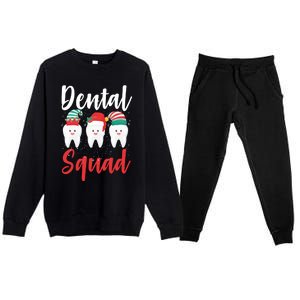 Dental Squad Merry Toothmas Christmas Dentist Tooth Doctor Great Gift Premium Crewneck Sweatsuit Set