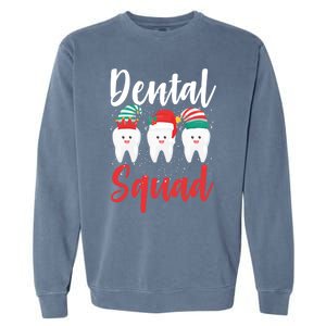 Dental Squad Merry Toothmas Christmas Dentist Tooth Doctor Great Gift Garment-Dyed Sweatshirt