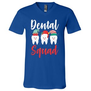 Dental Squad Merry Toothmas Christmas Dentist Tooth Doctor Great Gift V-Neck T-Shirt