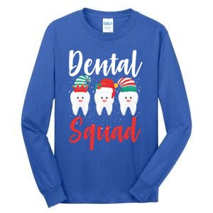 Dental Squad Merry Toothmas Christmas Dentist Tooth Doctor Great Gift Tall Long Sleeve T-Shirt