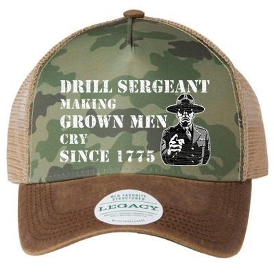 Drill Sergeant Military Drill Team Instructor Bootcamp Gifts Legacy Tie Dye Trucker Hat