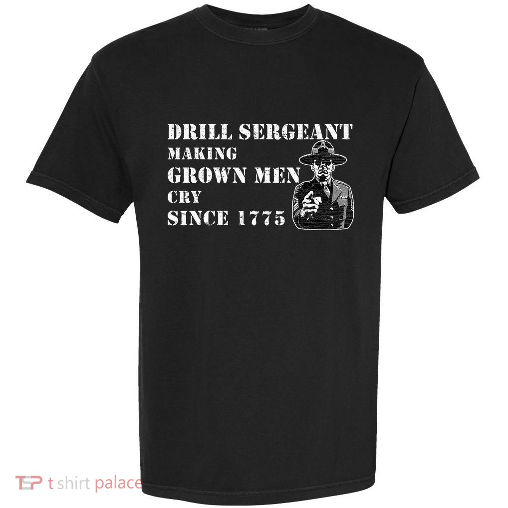 Drill Sergeant Military Drill Team Instructor Bootcamp Gifts Garment-Dyed Heavyweight T-Shirt