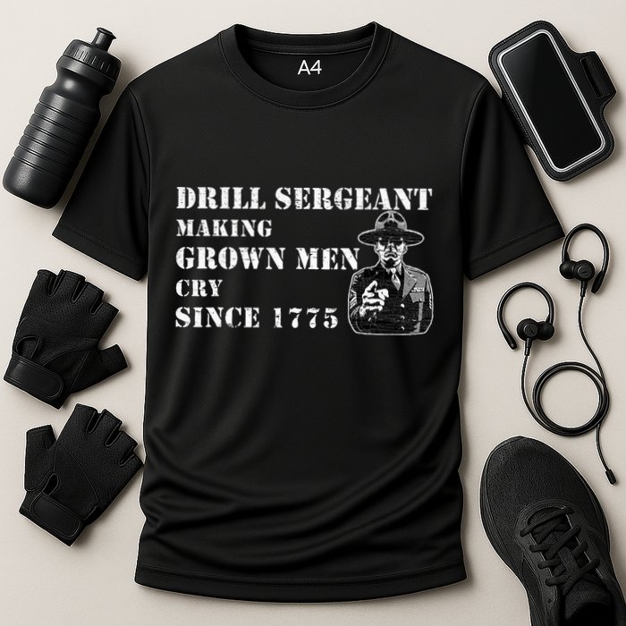Drill Sergeant Military Drill Team Instructor Bootcamp Gifts Cooling Performance Crew T-Shirt