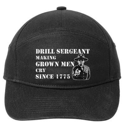 Drill Sergeant Military Drill Team Instructor Bootcamp Gifts 7-Panel Snapback Hat