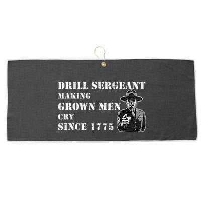 Drill Sergeant Military Drill Team Instructor Bootcamp Gifts Large Microfiber Waffle Golf Towel